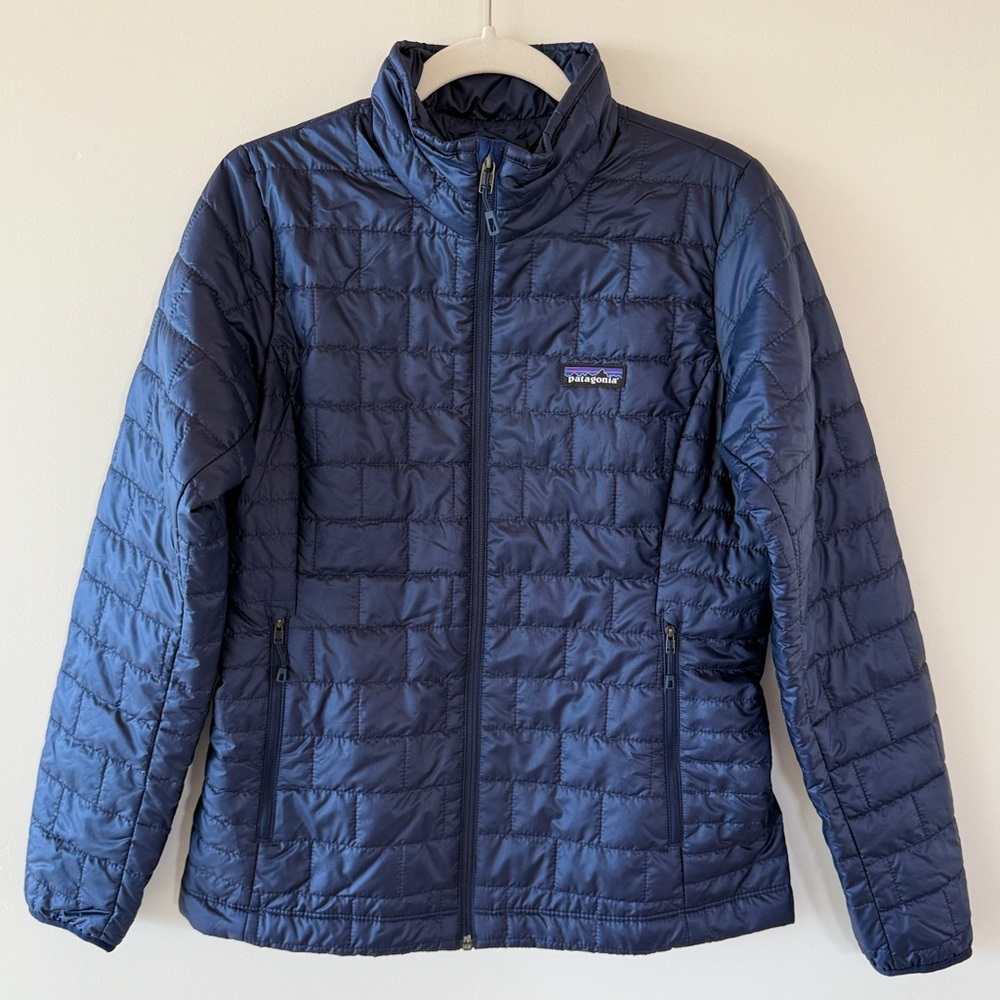 NWT Patagonia Nano Puff Insulated Jacket Women’s Medium Classic Navy Blue - Picture 3 of 13